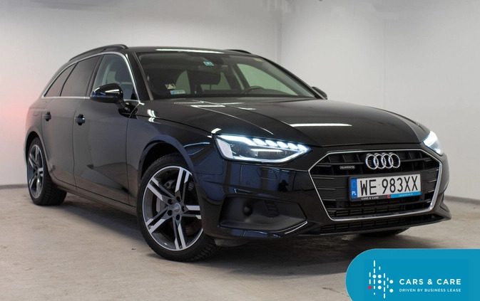 Audi A4 cena 117900 przebieg: 77130, rok produkcji 2019 z Parczew małe 254